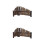 2Pièces Petite Clôture En Bambou Violet Décorative Pour Paysage Micro 6