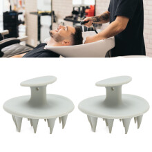 2pcs Silicone Scalp Massager Gray Hair Wash Dandruff Relief for Men Women