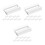 30Pièces Support De Cartes Transparent - Présentoir Table Polyvalent 10