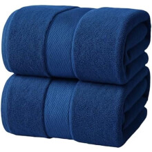 Luksusowe ręczniki kąpielowe, 2 sztuki, 35 x 70 cali, 100% bawełna typu ring-spun
