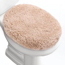 Microfiber Toilet Seat Cover 19.5 x 15 in with Elastic Edges