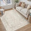Lysebrunt 4x6 Vintage Distressed Area Rug 1