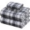 Cal King Flannel Sheet Set 100% Double Brushed Cotton 4-Pc 1