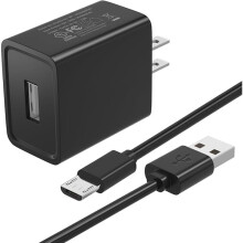 ZCMicro USB-A-lader 5V/2A, kompatibel med Samsung Galaxy, Kindle, Fire Stick og mer