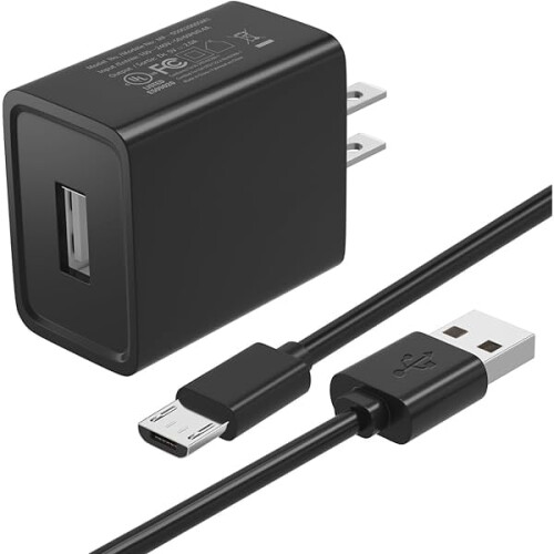 Φορτιστής ZCMicro USB-A 5V/2A, Συμβατός με Samsung Galaxy, Kindle, Fire Stick και άλλα