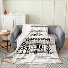 Couverture de camping pour enfants en flanelle douce 40 x 50 pouces