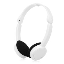 -3,5 mm trådbundna hörlurar över örat, vikbara, sportheadset, bärbara hörlurar för MP4, MP3, smartphones, laptop, rosa