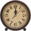 Vintage Analog Alarm Clock, Battery-Powered, Silent Movement 1