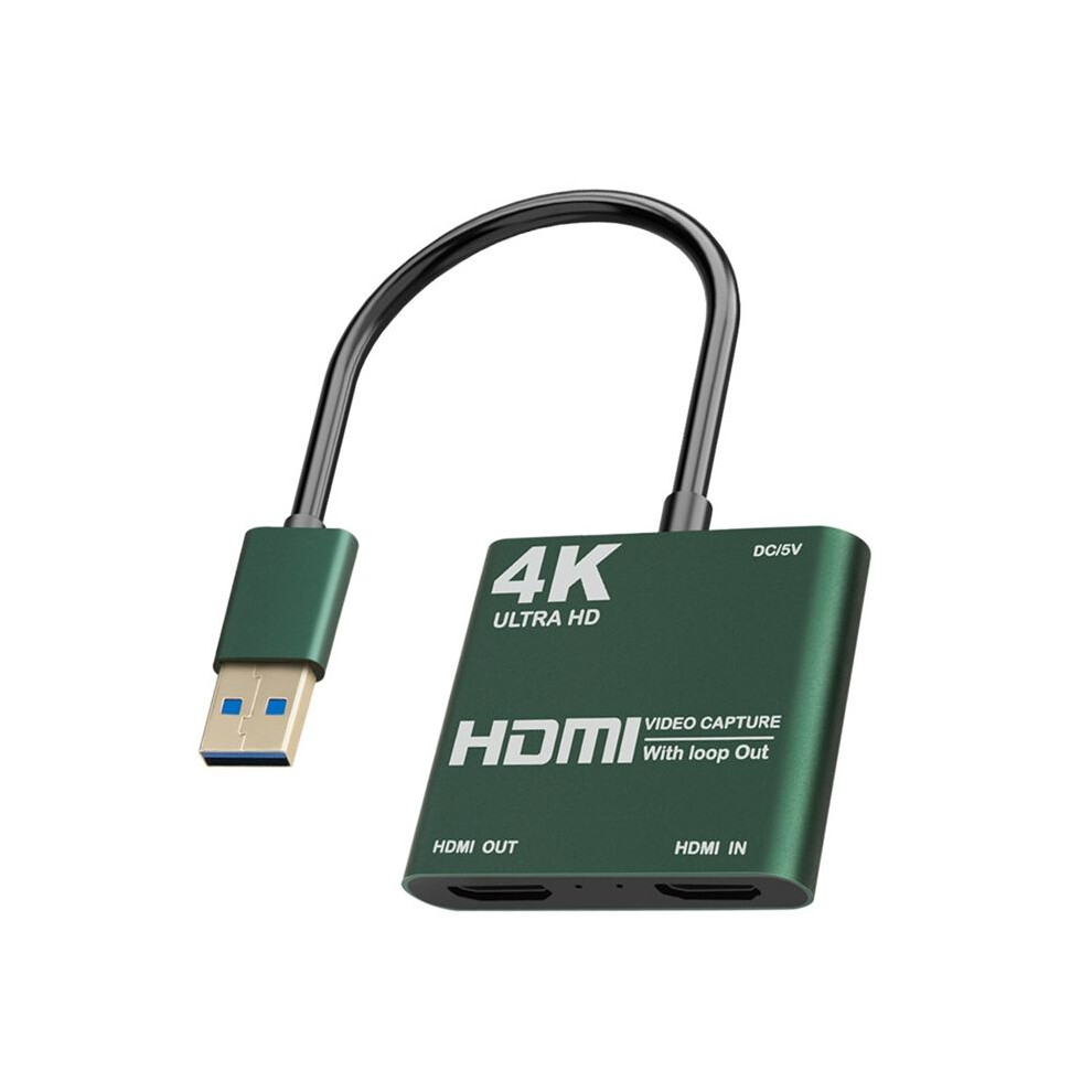 4K 1080P Video Capture Card Loop Out For Game Recording Live Streaming 1080P Grabber Game Recorder Usb 3.0 To Hdtv 4712535191493