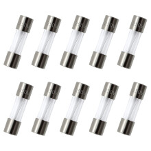 pack of 10 pcs F10AL Fast-Blow Fuse 10A 250V Glass Fuses 0.2 x 0.79 inch / 5 x 20 mm (10amp) (F10A)