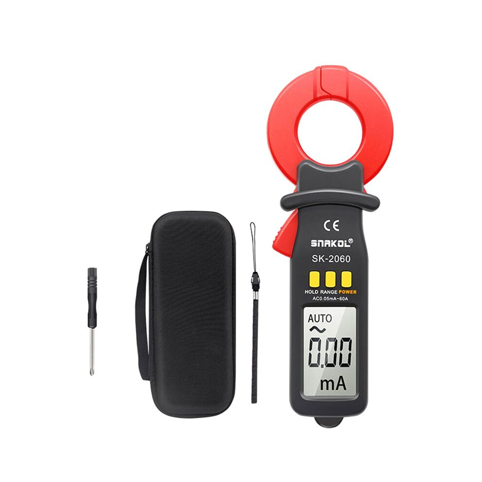 Snakol 2060 Digital Clamp Meter Professional Leakage Current Test 20Ma-60A Leakage Detection Precision Current 6033779567263