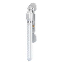 Bastone per Selfie Wireless con Treppiede Estensibile con Telecomando  e Luce per La Registrazione Video del Telefono Cellulare, Bianca A