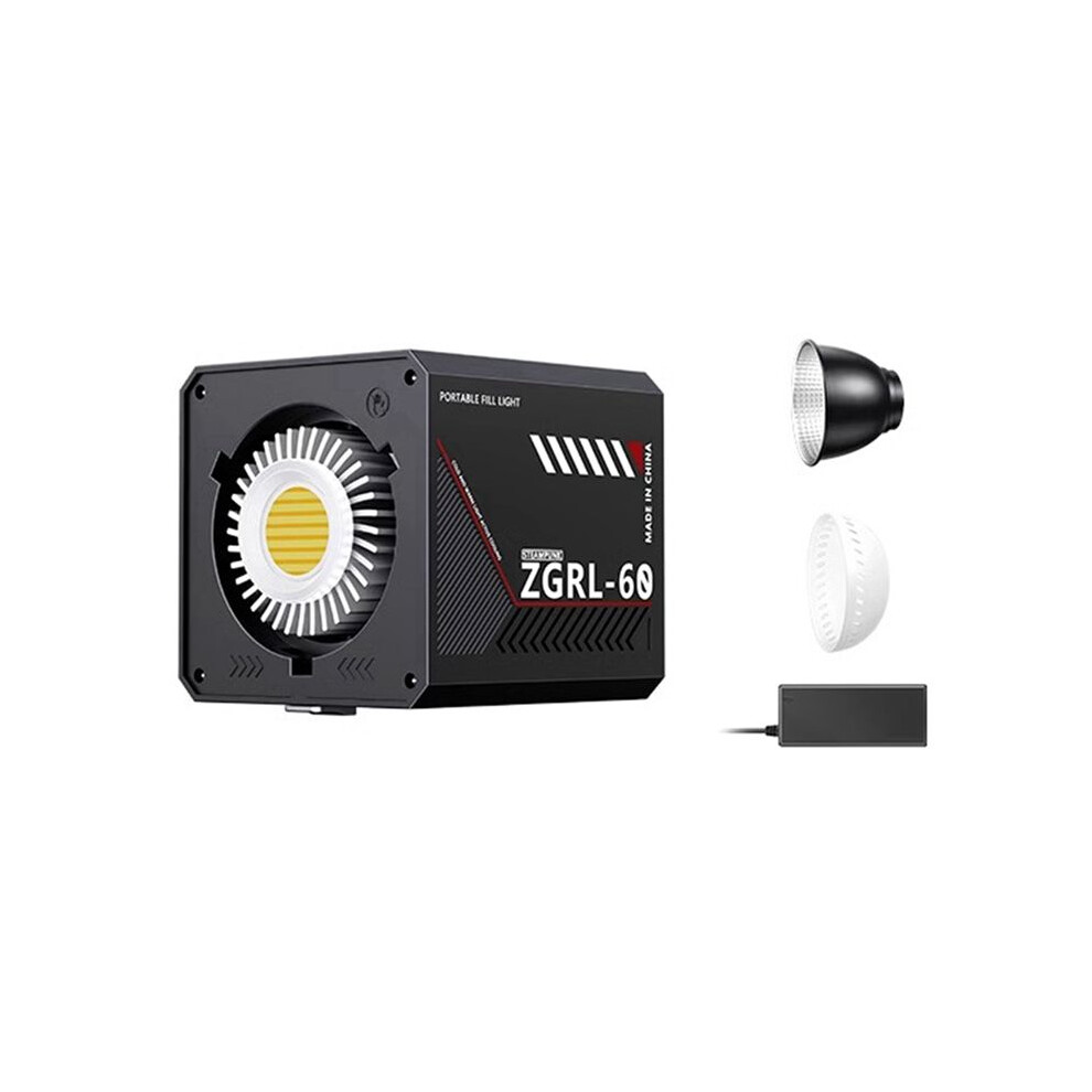 60W Led Handheld Video Bi-Color 2800K-6500K Cob High Power Fill Portable Live Broadcast Fill Eu Plug Light 4713464846942