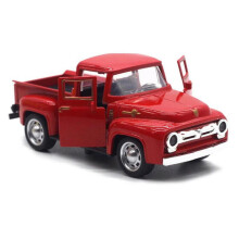 Pickup truck1:32Skala støpt modell lekebil Veteranbilmodell Legeringsleketøy Samleobjekt Hjemmedekor, Festivalgaver, Rød