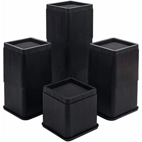 Înălțăminte de pat suprapuse, rezistente – 7,6 cm, set de 4