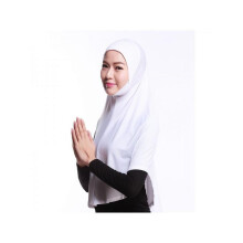 Hijab muçulmano Amira, lenço islâmico macio e liso, xale longo de algodão para a cabeça.