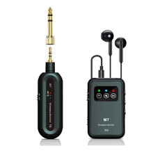 Draadloos In-Ear Monitorsysteem 2,4 GHz Draadloos IEM-Systeem met Zenderontvanger voor Live-Uitzendingen in Muziekstudio'S