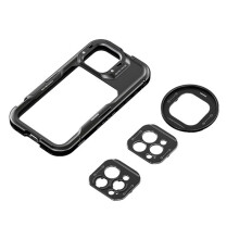 NEEWER Cage de Lapin pour Téléphone pour 16pro Max avec Adaptateur de Filtre à Clipser de 67 mm Boîtier en Aluminium pour Enregistrement Vidéo