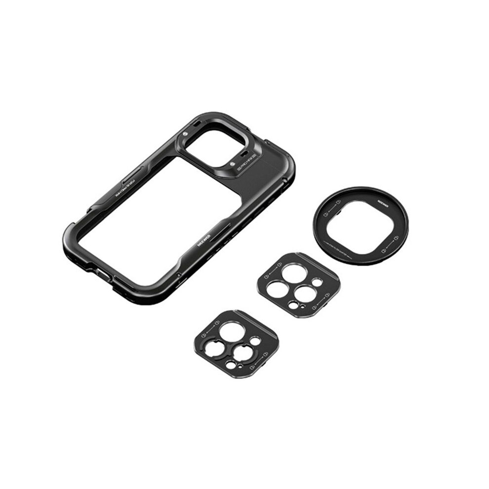 Neewer Phone Rabbit Cage Video Rig For 16Pro Max With Snap 67Mm Filter Adapter Aluminum Case For Video Recording 6032151757575