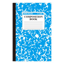 Wide Ruled Marble Composition Book 5.51x8.27 Inch 30 Sheets