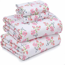 100% Cotton Percale Queen Sheet Set 4-Piece