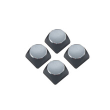Keyboard Cap Aluminum Alloy Metal Color Mechanical Keyboard Universal ESC Personality Rainbow Gradient Keycap Gray