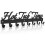 Wall-Mounted Towel Rack with 8 Arc Hooks 1