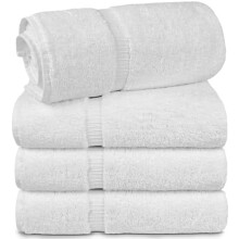 Turkish Cotton Bath Towels 27x54in Set of 4