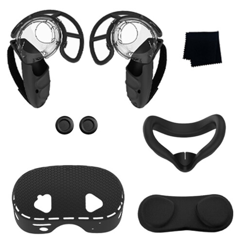 For Quest 3S Silicone Host Protective Cover with Controller Protector and Lens Cover for Quest 3S Accessories