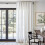 Beige Linen Blend Curtains 50" W x 84" L (Pair) 1