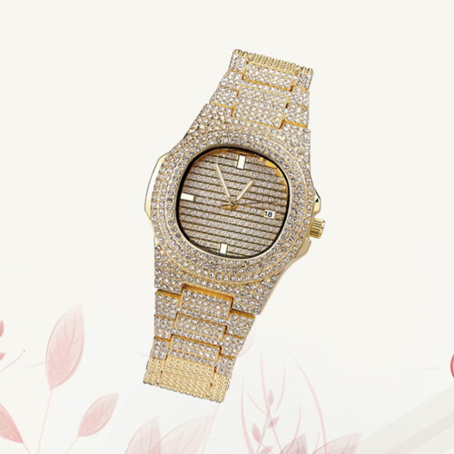 Orologio cronografo da uomo Golden1Pack, preciso e resistente.
