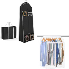 35" Kleiderschutzhülle & 70" Kleidersack-Set