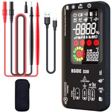 BSIDE Digital Multimeter Infraröd Temperatur 15V Diode LED Uppladdningsbar Multimeter DMM A