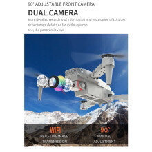 4K HD Camera Aerial Drone With Foldable Design & Pressure Altitude Hold For Stable Shooting