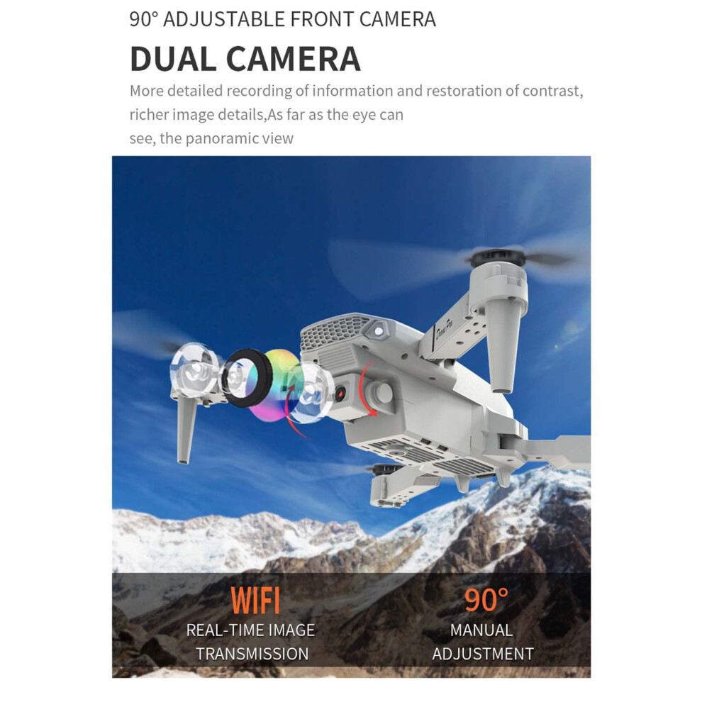 4K Hd Camera Aerial Drone With Foldable Design & Pressure Altitude Hold For Stable Shooting 9555307431350