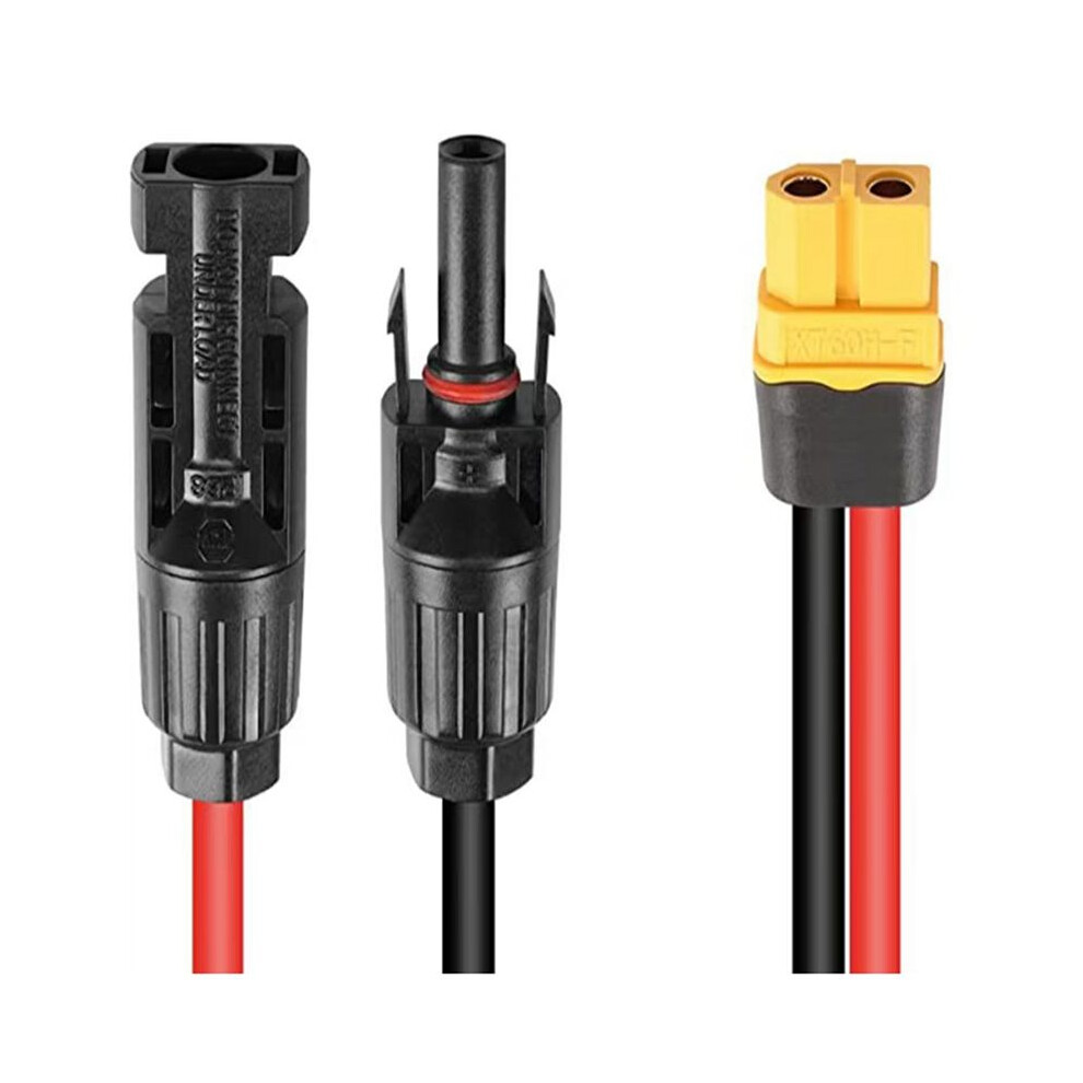 Solar Cable Solar To Xt60 12Awg Charge Extension Cable Solar Panel Connector To Xt60 Connector For Solar Generator E 4713191186489
