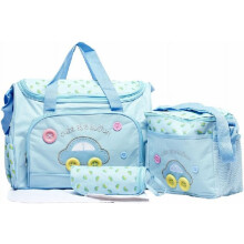 Grey Waterproof Mummy Changing Bag – Small Diaper Bag, Breast Pump Bag & Travel Purse, Compatible with All Standard Gear