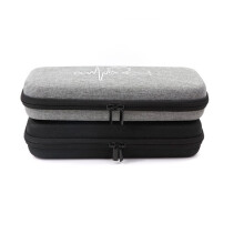 OUNONA 1Pc Portable Stethoscope Case Grey Compact Shockproof Storage Box for Medical Use