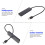 Draagbare USB-hub USB 3.0 met 4 poorten, dockingstation, multifunctionele USB-datahub 3
