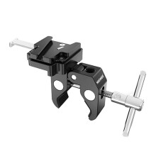 Neewer  V Mount Battery Plate with Crab Clamp & Quick Release Lock, 15mm Rods - for  V Mount Batteries