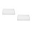 2Pièces Poids Papier Transparent Accessoire 7
