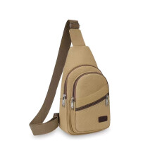 Borsa a tracolla da uomo, borsa a spalla con cerniera, borsa a tracolla per cellulare, ideale per lavoro e viaggi.