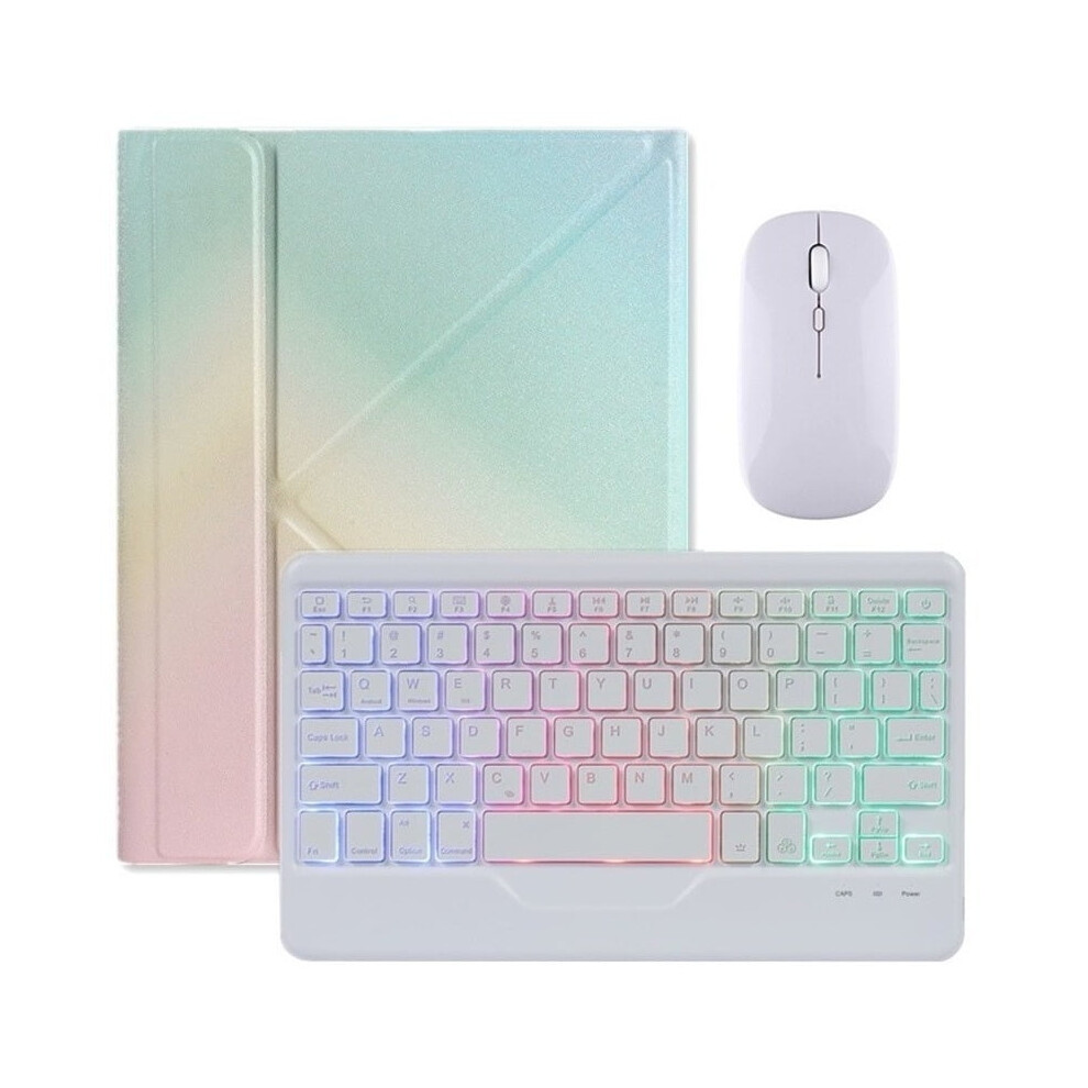 Gradient Case With Rgb Keyboard And Mouse Compatible With Ipad 6Th & 5Th Generation 9.7'' 9329345102325