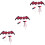 3Sets Party Bat Wing Halloween Kopfschmuck Stab Rot 7
