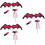 3Sets Party Bat Wing Halloween Kopfschmuck Stab Rot 9