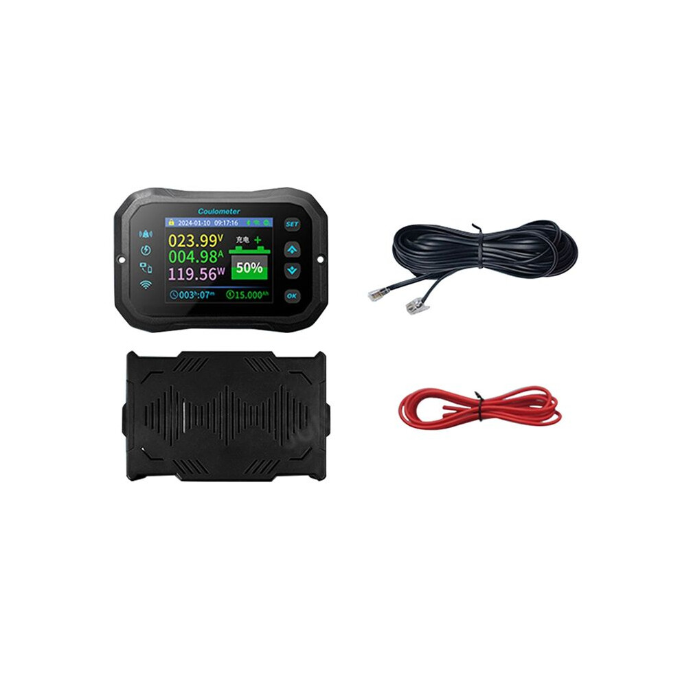 Wifi Coulomb Meter- Power Volt-Ammeter For Lithium & Lead Acid Batteries, Rv Battery Capacity Indicator & Monitor Km160f 6132795479823
