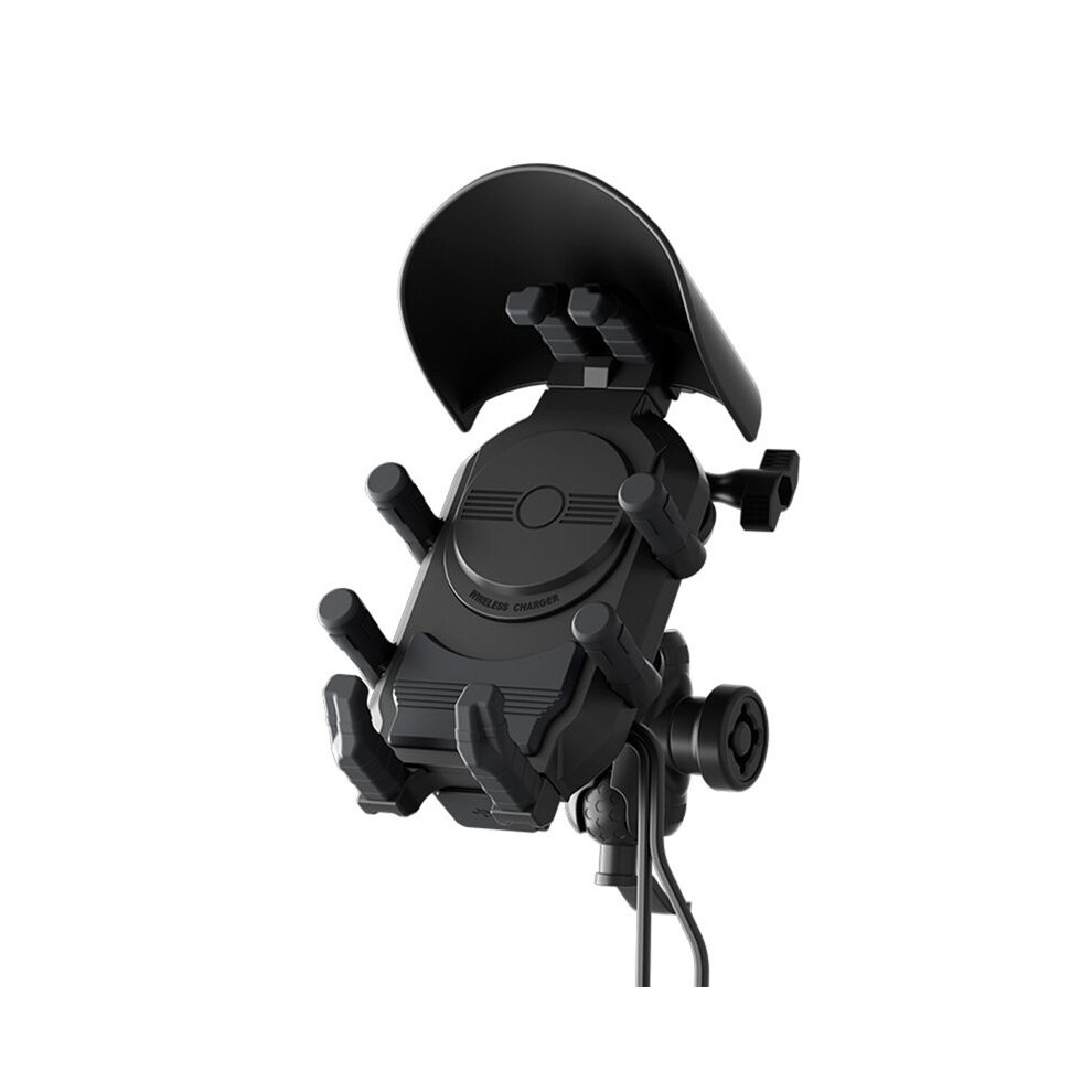New Handlebar Mount 15W Wireless Charging Shockproof Bike Cellphone Support Anti-Theft Mobile Phone Mount Waterproof 6033963039262