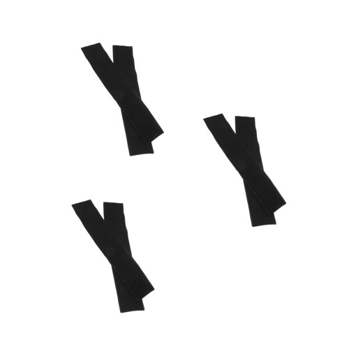 3Paires Sangles Polyvalentes Pour Gymnastique Cheer Noires 2