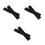 3Paires Sangles Polyvalentes Pour Gymnastique Cheer Noires 8