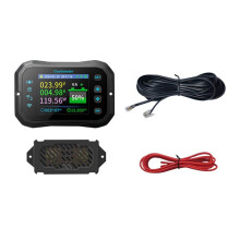 WiFi Coulomb Meter- Power Volt-Ammeter for Lithium & Lead Acid Batteries, RV Battery Capacity Indicator & Monitor KM110F